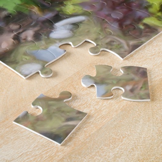 Vloertuinkleding Gouache Legpuzzel (Zijkant)