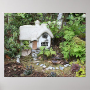 Vloertuinkleding Gouache Poster