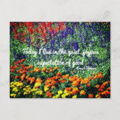 Vloertuinkleding Inspirerend citaat Briefkaart (Voorkant)