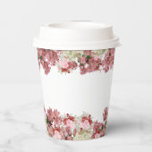 Vloertuinkleding — Uitnodiging Papieren Bekers (Achterkant)