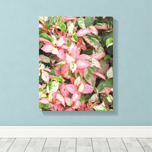 Vloertuinkunst Canvas Afdruk (Insitu (Houten vloer))