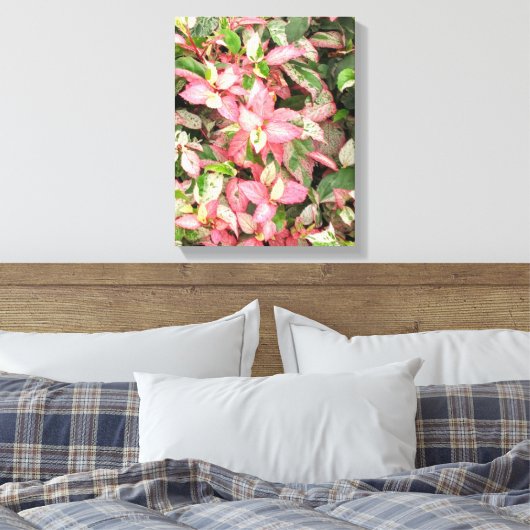 Vloertuinkunst Canvas Afdruk (Insitu (Slaapkamer))