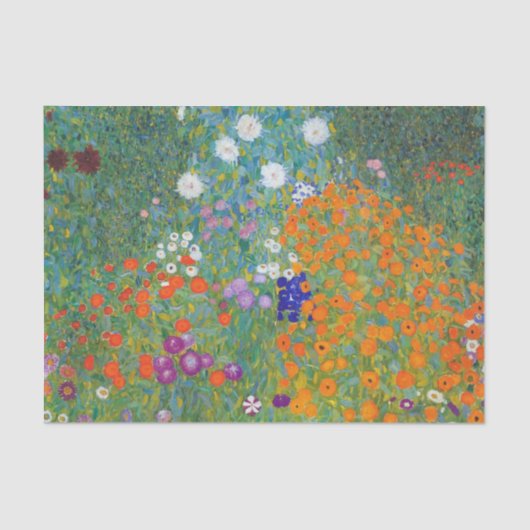 Vloertuinlandschap Gustav Klimt Tissuepapier (Voorkant)