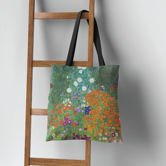 Vloertuinlandschap Gustav Klimt Tote Bag