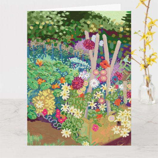 VloertuinMoederdag Kaart (Gele Bloem)