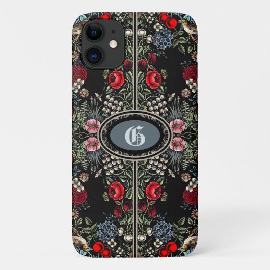 Vloertuinmonogrammen Case-Mate iPhone Case (Achterkant)