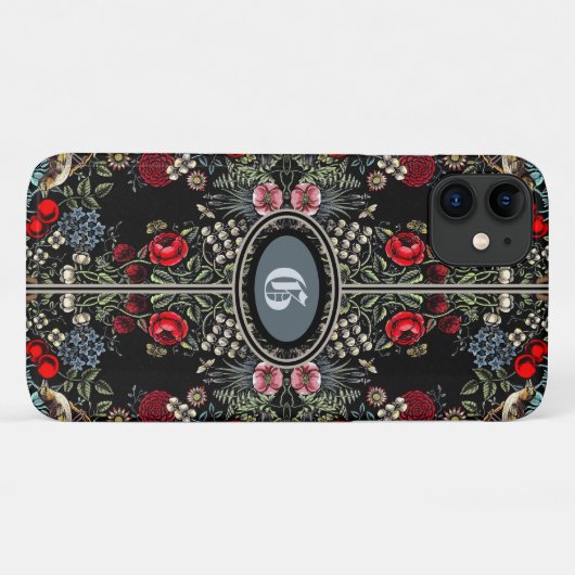 Vloertuinmonogrammen Case-Mate iPhone Case (Achterkant (horizontaal))