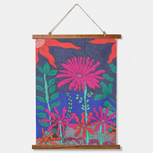 Vloertuinnichtscène Hangend Wandkleed (Voorkant)