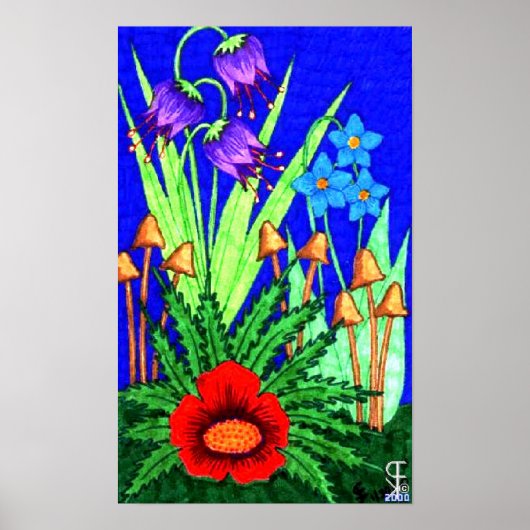 VloertuinPoster Poster (Voorkant)