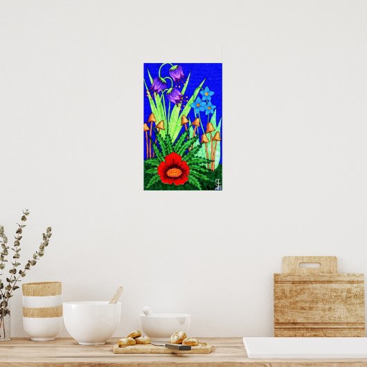 VloertuinPoster Poster (Keuken)