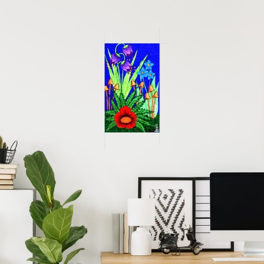 VloertuinPoster Poster (Thuiskantoor)