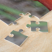Vloertuinrode Daylillies Green Leaf Foto Legpuzzel (Zijkant)