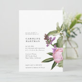 Vloertuinroze Vrijgezellenfeest Kaart (Staand voorkant)