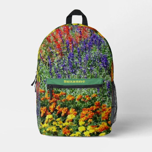 Vloertuinschilderingen op maat bedrukte rugzak (Voorkant)