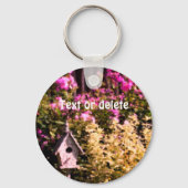 Vloertuinschilderingen op maat sleutelhanger (Achterkant)