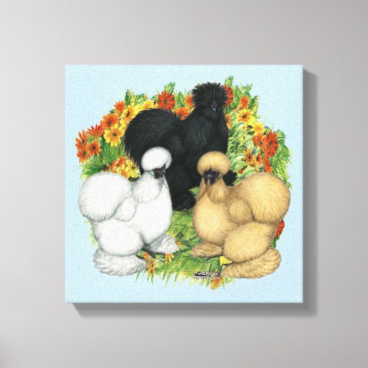 VloertuinSilkies Canvas Afdruk (Voorkant)