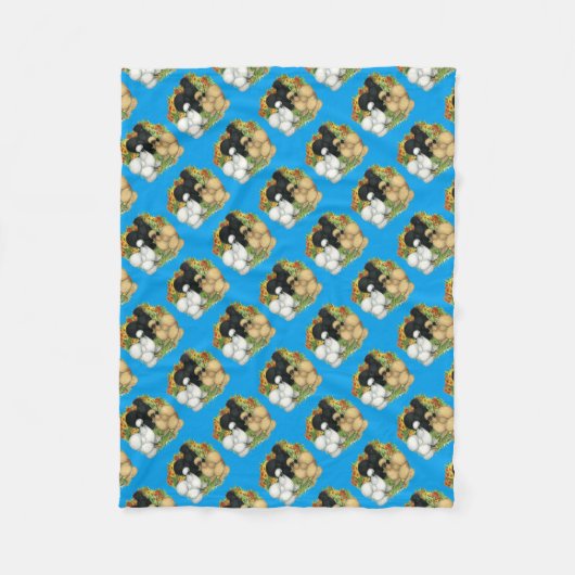 VloertuinSilkies Fleece Deken (Voorkant)