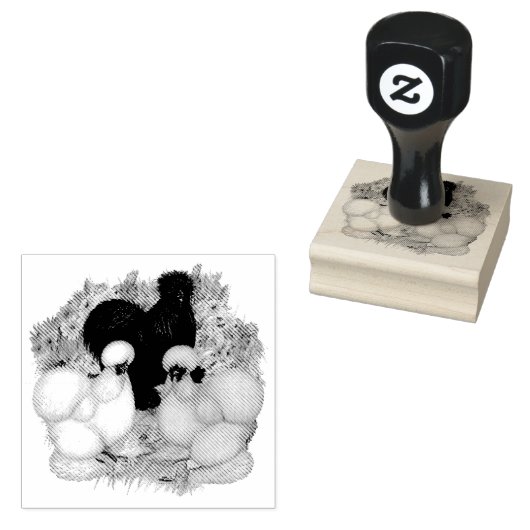 VloertuinSilkies Rubberstempel (Gestempeld)