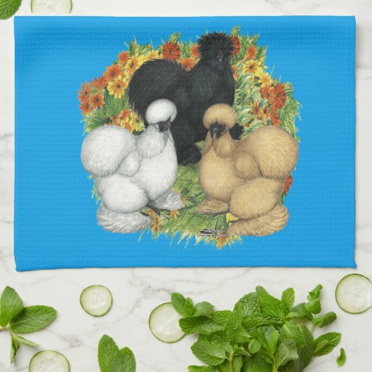 VloertuinSilkies Theedoek (Gevouwen)