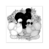 VloertuinSilkies Zelfinktende Stempel (Design)