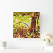 Vloertuinspoel, Abstract Vierkante Klok (Huis)