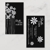 Vloertuinwerkkaartsjabloon Visitekaartje (Voorkant / Achterkant)