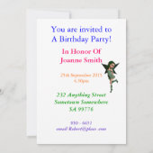 Vloervaarzen 8e uitnodiging van de partij op zater (Achterkant)