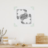 Vloervak 5 poster (Keuken)