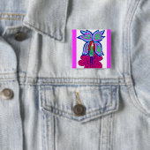 Vloervanger Vierkante Button 5,1 Cm (In situ)