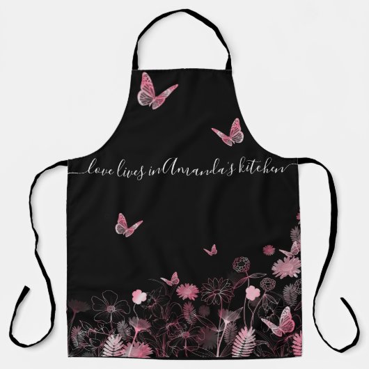 Vloerveld met vlinder schort (Voorkant)