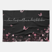 Vloerveld met vlinder