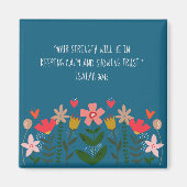 Vloervelden Blauwgroen Magneet (Voorkant)