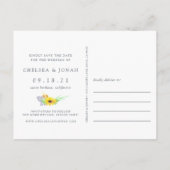 Vloervelden | Zonnebloem sparen het Briefkaart van (Achterkant)