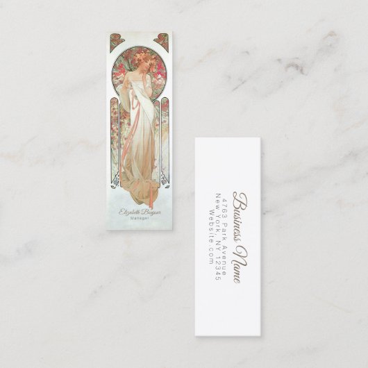 Vloerverkrachting - mini visitekaartje (Voorkant / Achterkant)