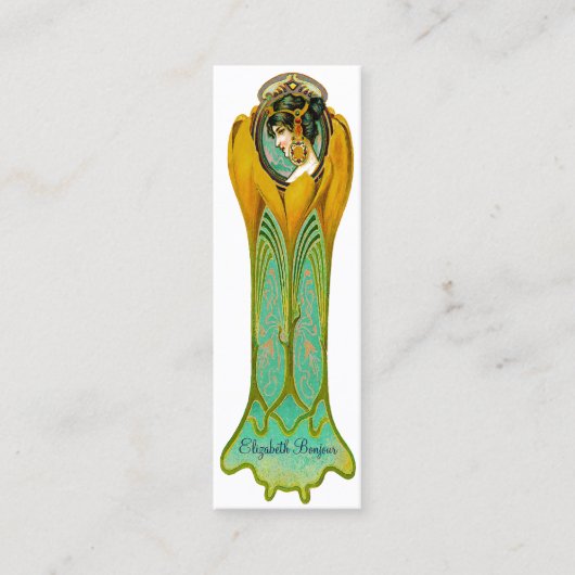 Vloerverkrachting ~ Skinny-Visitekaartjes Mini Visitekaartje (Voorkant)