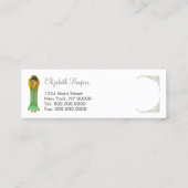 Vloerverkrachting ~ Skinny-Visitekaartjes Mini Visitekaartje (Achterkant)