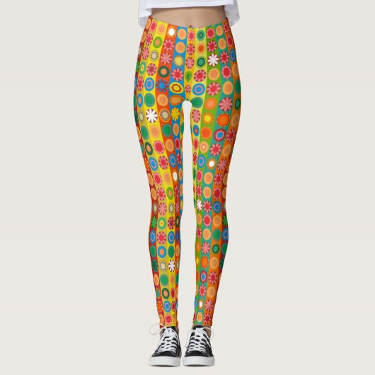 Vloervermogen in rijen leggings (Voorkant)