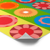 Vloervermogen in rijen poster (Hoek)