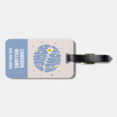 Vloervermogensslogan Bagagelabel (Achterkant horizontaal)