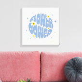 Vloervermogensslogan Canvas Afdruk (Insitu (Woonkamer))