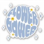 Vloervermogensslogan Sticker (Voorkant)