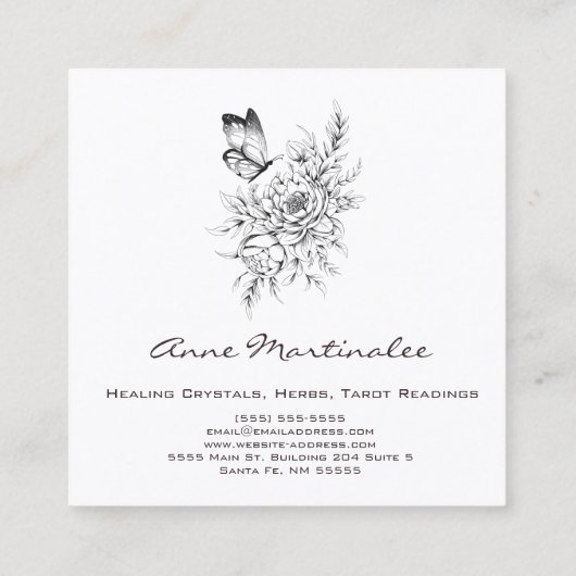 Vloervlieg en Vloerkantplein Visitekaartje (Achterkant)