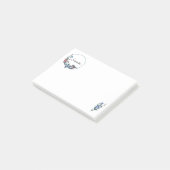 Vloervogel op maat post-it® notes (Schuin)