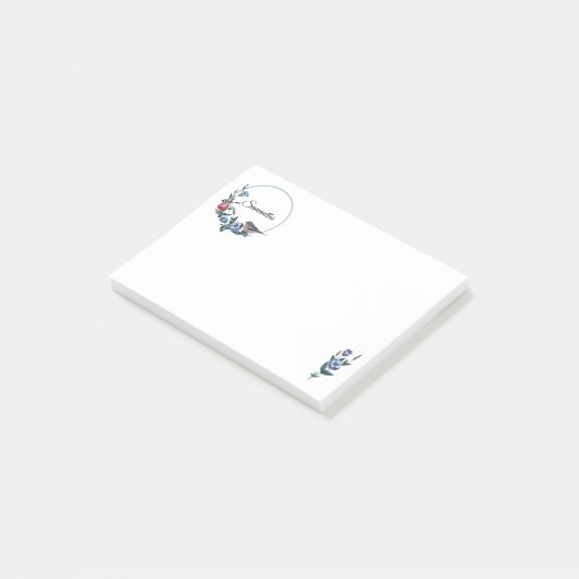 Vloervogel op maat post-it® notes (Schuin)