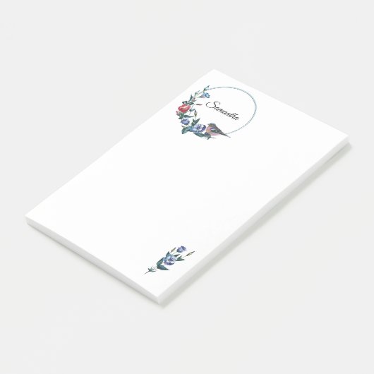 Vloervogel op maat post-it® notes (Schuin)