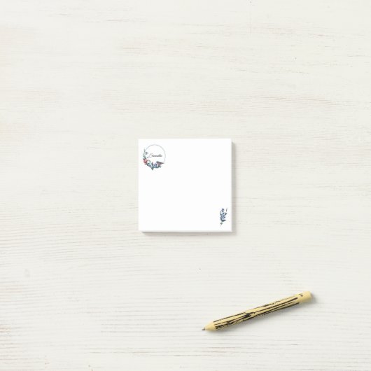 Vloervogel op maat post-it® notes (Op bureau)