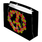 Vloervredesteken Groot Cadeauzakje (Achterkant Gekanteld)