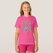 Vloervredesteken T-shirt (Voorkant volledig)