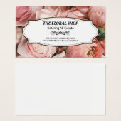 Vloerwinkel | Florist | Bouquet of Flowers Visitekaartje (Voorkant /achterkant)
