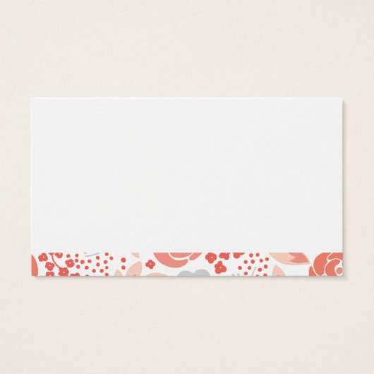 Vloerwinkel | Florist Visitekaartje (Achterkant)